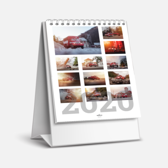 Table calendar "Firefighters 2020"